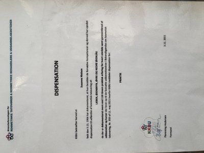 Mine uddannelser og kurser