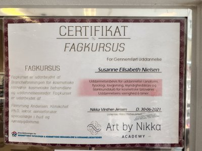 Mine uddannelser og kurser